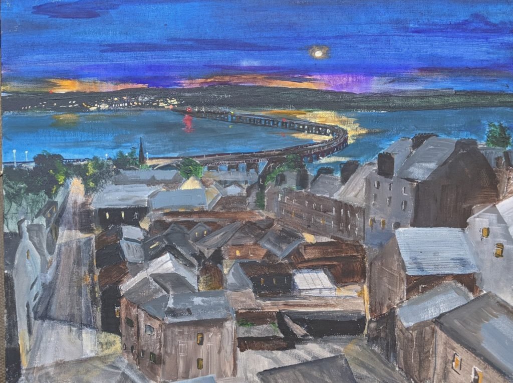 A Dundee painting. Honestly, I don't know what came over me.