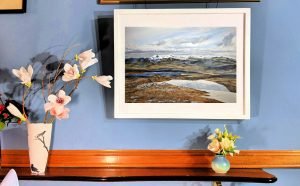 Looking over Rannoch Moor from Beinn a’ Chreachain. Framed fine art giclee print - ready to hang. FREE P&P IN UK